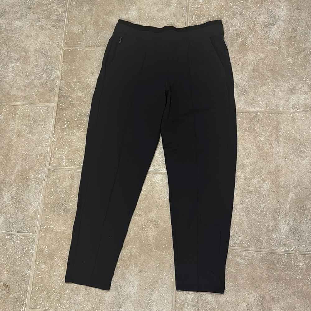 Women's Athleta Medium‎ Black Venice Pintuck Pant - Picture 2 of 6